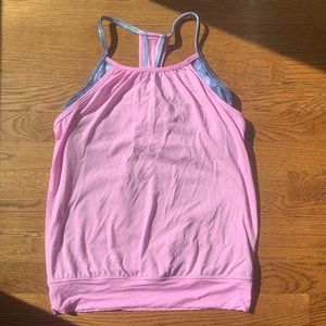 Girls Ivivva size 12 tank with built in sports bra
